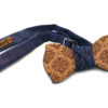 papillon legno Gigetto farfallino ciliegio damascato jeans