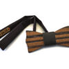 papillon legno Gigetto farfallino dandy marrone scuro
