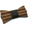 papillon legno Gigetto farfallino dandy marrone scuro