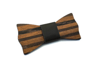 papillon legno Gigetto farfallino dandy marrone scuro