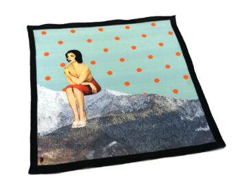 fazzoletto taschino pochette Gigetto Lorenzo Brambilla pois montagna