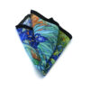 fazzoletto taschino pochette Gigetto Van Gogh iris fiori blu