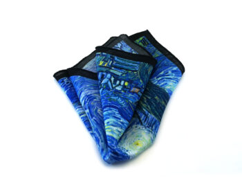 fazzoletto taschino pochette Gigetto Van Gogh notte stellata