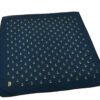 fazzoletto taschino pochette Gigetto ancore blu giallo