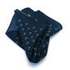 fazzoletto taschino pochette Gigetto ancore blu giallo