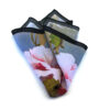 fazzoletto taschino pochette Gigetto fiore rosa peonia