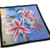 fazzoletto taschino pochette Gigetto fiori giglio bianco rosso