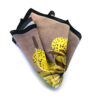 fazzoletto taschino pochette Gigetto giglio black white