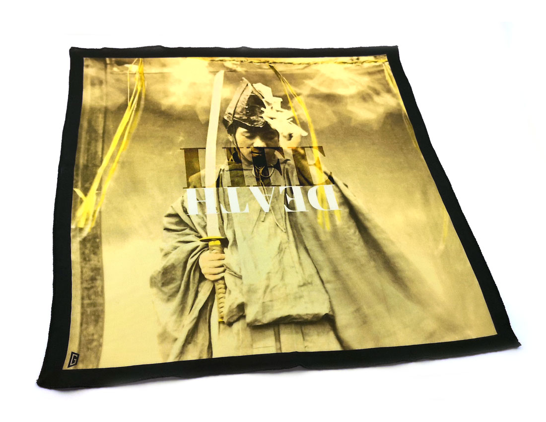 fazzoletto taschino pochette Gigetto japan katana life death