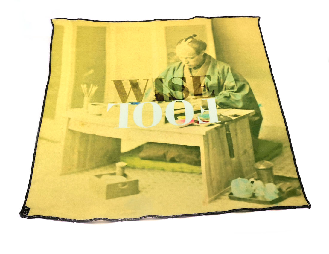 fazzoletto taschino pochette Gigetto japan wise fool pittore giapponese.