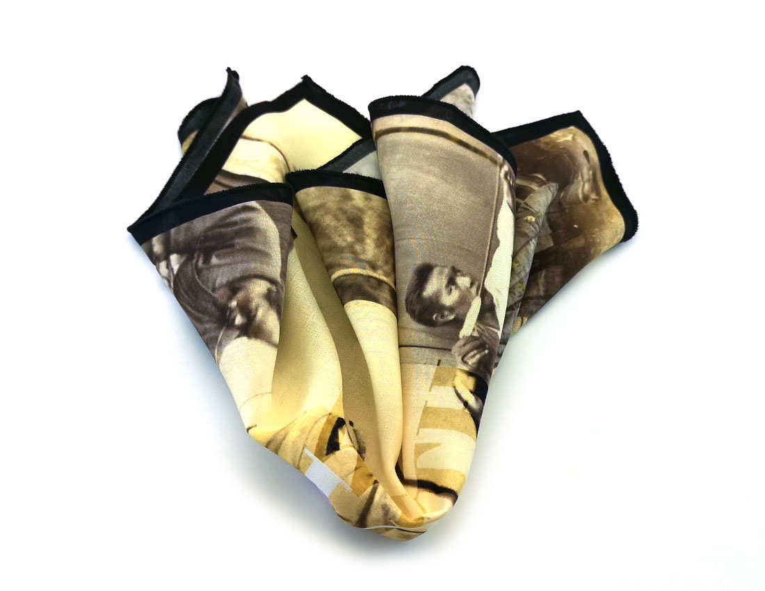 fazzoletto taschino pochette Gigetto arciere japan with out tiro arco