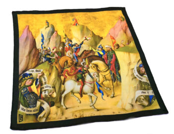 fazzoletto taschino pochette Gigetto re cavalieri medievale