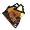fazzoletto taschino pochette Gigetto samurai war peace giallo tatuaggio giapponese