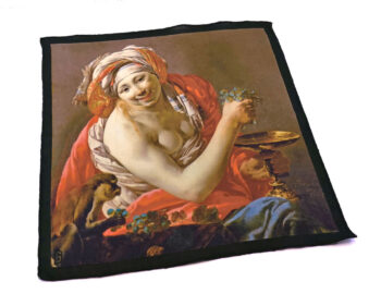 fazzoletto taschino pochette Gigetto vino bacco grappolo