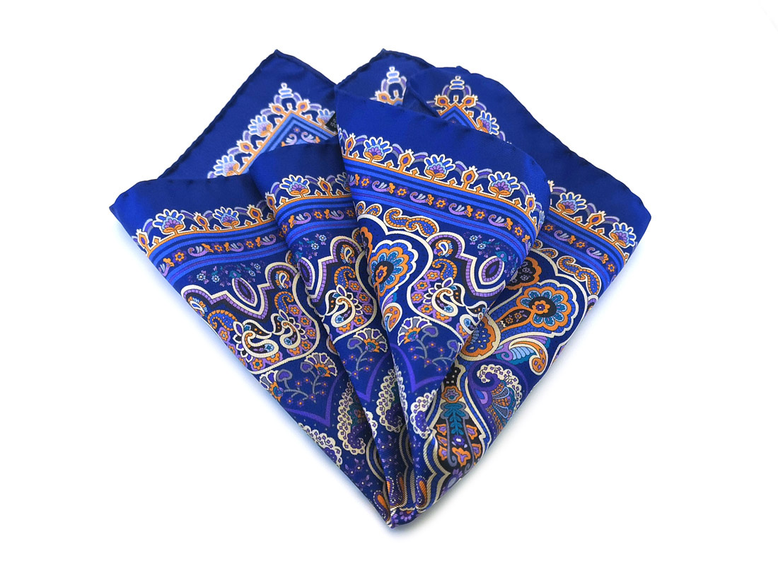 fazzoletto-taschino-seta-pochette-floreale-paisley-blu-fantasia-Gigetto