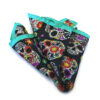 fazzoletto taschino seta pochette skull teschi messicani mexico fantasia fiori Gigetto