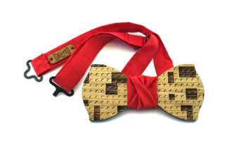 papillon legno mattoncini lego gigetto raso rosso costruzioni