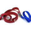papillon e gemelli in legno wenge con bretelle in stoffa Gigetto floreale barocco rosso e blu personalizzabile