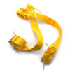 bretelle stoffa cotone giallo Gigetto