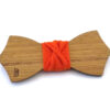 papillon legno arancione Gigetto