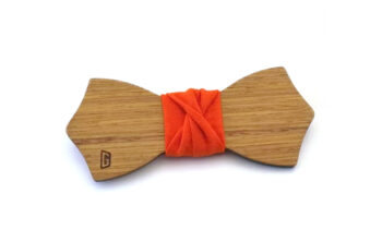 papillon legno arancione Gigetto