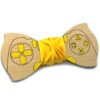 papillon legno gamepad playstation giallo bretelle stoffa Gigetto
