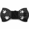 papillon legno nero puzzle cotone Gigetto