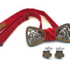 papillon legno noce traforato stella gemelli raso ross Gigetto