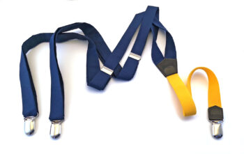 bretelle fatte a mano blu giallo gigetto personalizzabili
