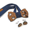 gigetto papillon legno puzzle gemelli mogano blu notte1