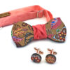 papillon dipinto a mano legno gemelli fiori gigetto