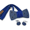 papillon gemelli legno luna blu gigetto regalo uomo matrimonio sposo