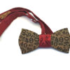 papillon legno anniversario raso rosso gigetto
