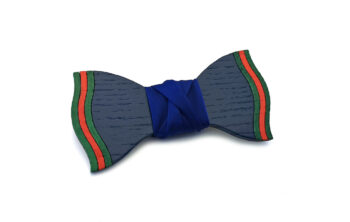 papillon legno blu strisce rosso verde gucci gigetto