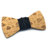 papillon legno funghi ciliegio nero gigetto