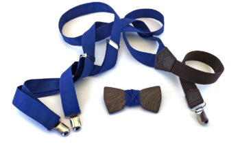 papillon wenge blu marrone bretelle uomo gigetto