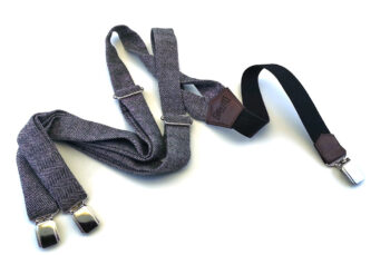 bretelle lana spina grigio elastico nero gigetto