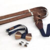 papillon gemelli legno bretelle marrone beige blu gigetto artigianali gigetto