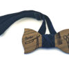 papillon legno barber barbiere blu notte rasoio pettine forbici gigetto