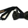 papillon legno nero chitarra note musicali gigetto