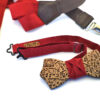 papillon legno note musica ciliegio rosso bretelle gigetto