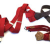 papillon legno note musica ciliegio rosso bretelle gigetto