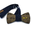 papillon legno vespa gialla blu gigetto ebano