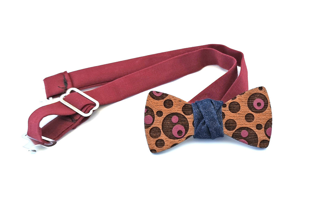 gigetto1910 papillon legno bambino cerchi jeans