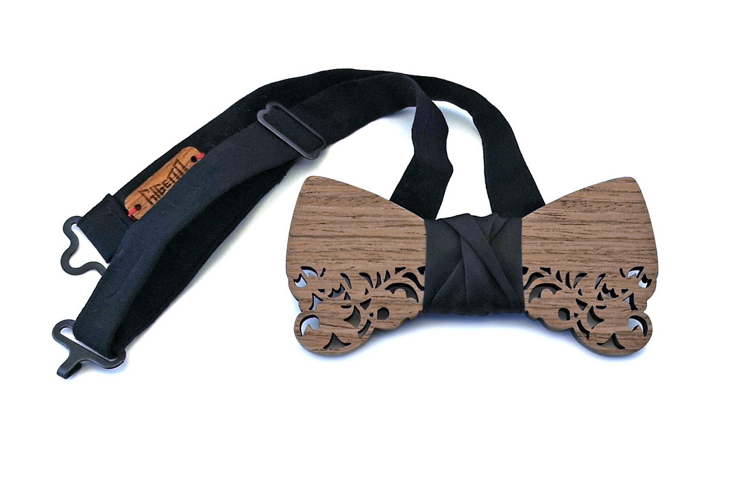 gigetto1910 papillon legno grigio barocco traforato raso nero gigetto1910 papillon legno grigio barocco traforato raso nero