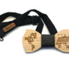 gigetto1910 papillon legno mappamondo nero rovere