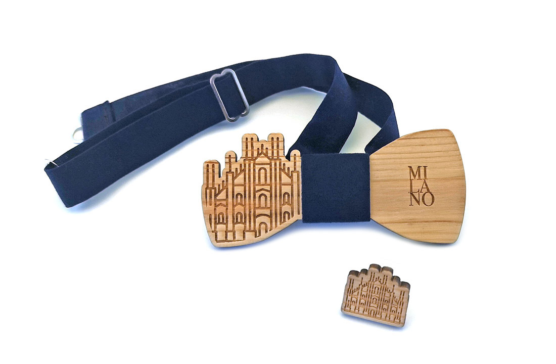 gigetto1910 papillon legno milano spilla blu gigetto1910 papillon legno milano spilla blu
