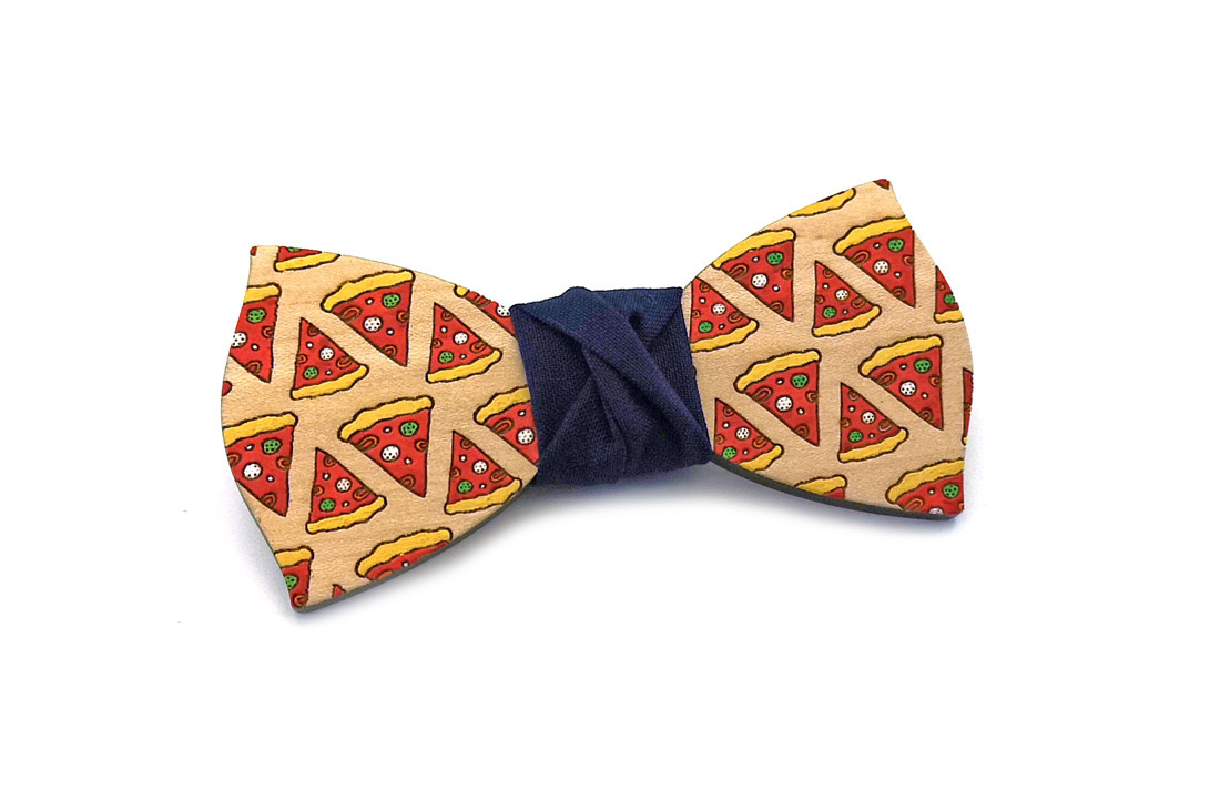 gigetto1910 papillon legno pizza dipinto a mano blu