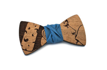 gigetto1910 papillon legno pop chewingum azzurro carta da zucchero