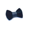 papillon bambino velluto blu ecopelle fatto a mano gigetto